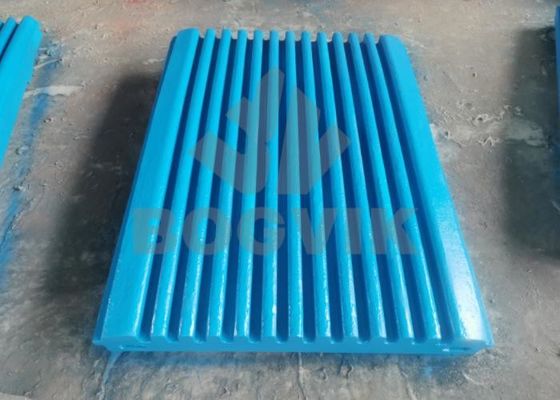 Minería Consumables piezas de triturador de mandíbula Repuestos de triturador de mandíbula Placa de recubrimiento de mandíbula utilizada en trituradores de minas