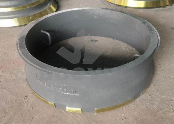 Manganeso alto Mn14Cr2 Mn18Cr2 M22Cr2 Concave de fundición y manto para trituradora de conos