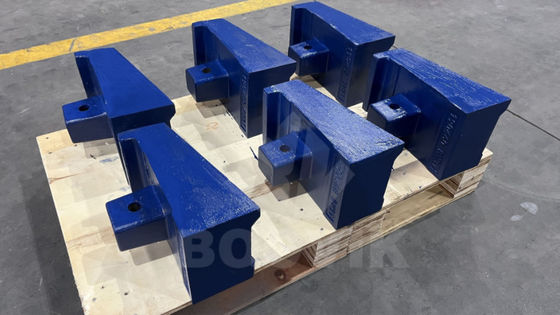 Vestidos de piezas de desgaste VSI para trituradoras Canica en tecnología cerámica