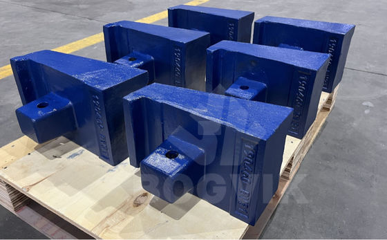 Vestidos de piezas de desgaste VSI para trituradoras Canica en tecnología cerámica