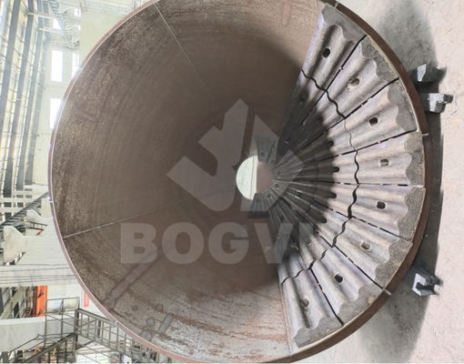 Repuestos resistentes al desgaste de alta calidad y larga duración para el revestimiento de ondas de molino de bolas