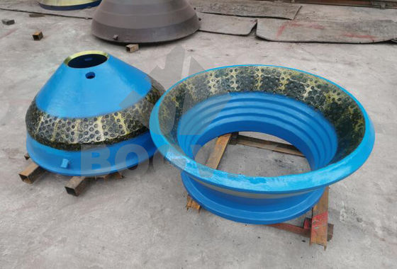 Tecnología central Manganeso con inserción de carburo de titanio y manganeso con inserción de cromo de las piezas de desgaste de mandíbula y cono