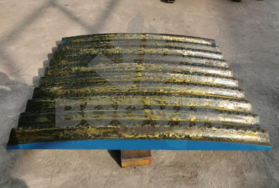 Tecnología central Manganeso con inserción de carburo de titanio y manganeso con inserción de cromo de las piezas de desgaste de mandíbula y cono