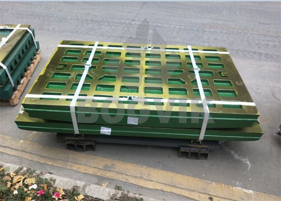 Triturador de mandíbulas piezas de desgaste placa de mandíbula fija placa de mandíbula oscilante fundición por arena de búsqueda