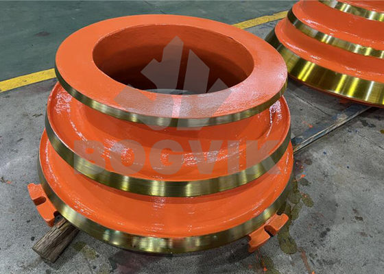 Partes de desgaste de cono GP100 de alto manganeso con cóncavo resistente al desgaste, manto, forro de tazón