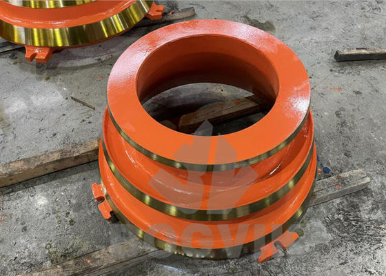 Partes de desgaste de cono GP100 de alto manganeso con cóncavo resistente al desgaste, manto, forro de tazón