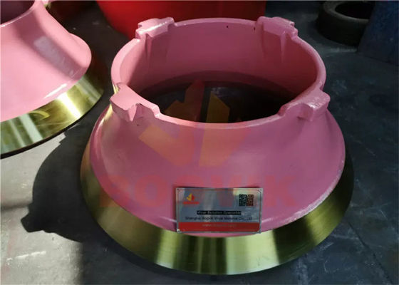 Partes de repuesto para el revestimiento de cuencas y el manto de alta magnesio para trituradoras de conos de TC1300
