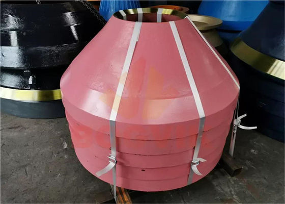 Partes de repuesto para el revestimiento de cuencas y el manto de alta magnesio para trituradoras de conos de TC1300
