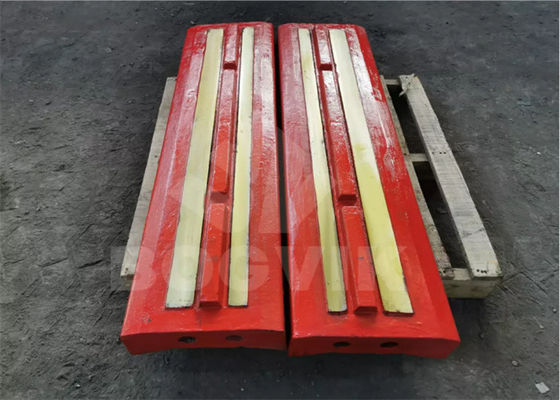 Barras de soplado de acero martensítico de alto manganeso con inserción cerámica de alto cromo MR110 MR130EVO MR120Z para diferentes necesidades