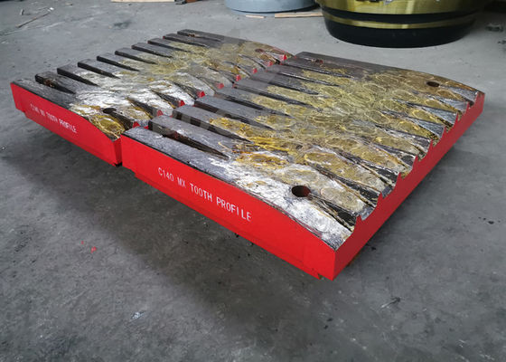 C140 MX Perfil dental Alto manganeso con inserción de cromo con alta eficiencia de producción