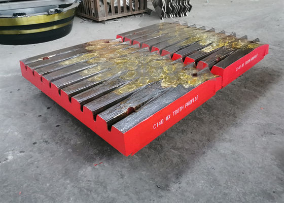 C140 MX Perfil dental Alto manganeso con inserción de cromo con alta eficiencia de producción