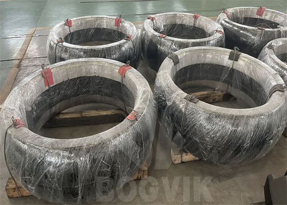 Partes de maquinaria para minería de cromo con rodillos de molienda de inserción cerámica