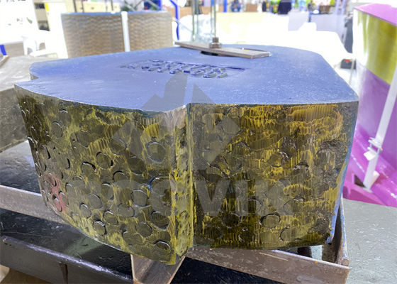 Cromado con inserción cerámica Acero martensítico con martillo de inserción cerámica de excelente durabilidad