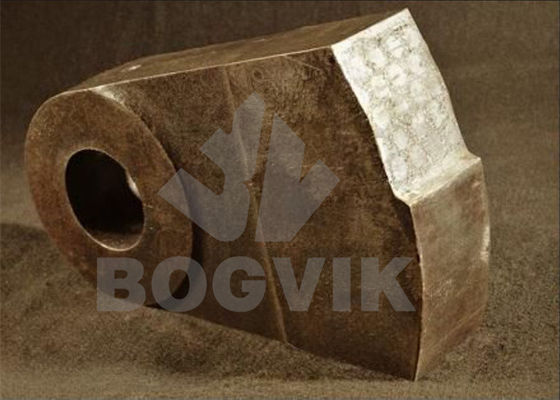 Cromado con inserción cerámica Acero martensítico con martillo de inserción cerámica de excelente durabilidad