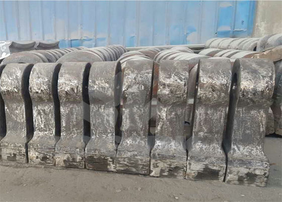 Martillos BOGVIK DHT con extremo de trabajo cerca de 600 BHN para una excelente resistencia a la abrasión para el reciclaje