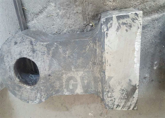 Martillos BOGVIK DHT con extremo de trabajo cerca de 600 BHN para una excelente resistencia a la abrasión para el reciclaje
