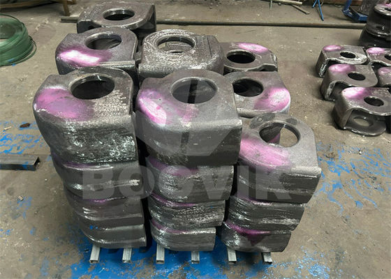 Partes de trituradoras de metales, tapas y protectores de pines para el reciclado de chatarra con buen rendimiento