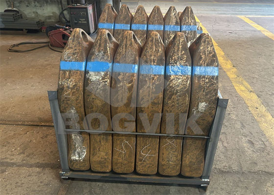 Excelente resistencia a la abrasión de las piezas del triturador de metales Martillo para reciclaje