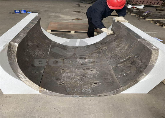 Acero de alto cromo para trituradores, transportadores, empalmeadores y molinos de molienda