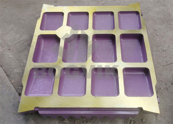 BR380 piezas de desgaste del triturador de mandíbulas placa de mandíbula fija 8240-70-5052 con Mn18Cr2
