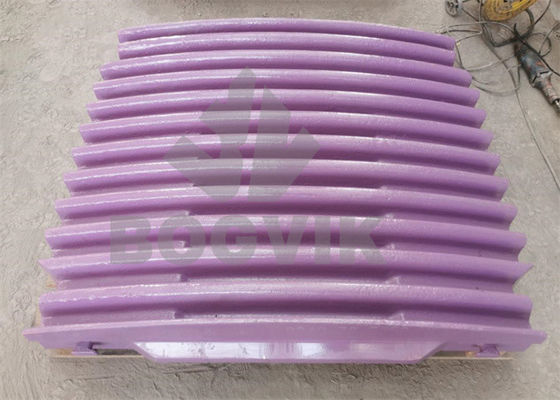 BR380 piezas de desgaste del triturador de mandíbulas placa de mandíbula fija 8240-70-5052 con Mn18Cr2