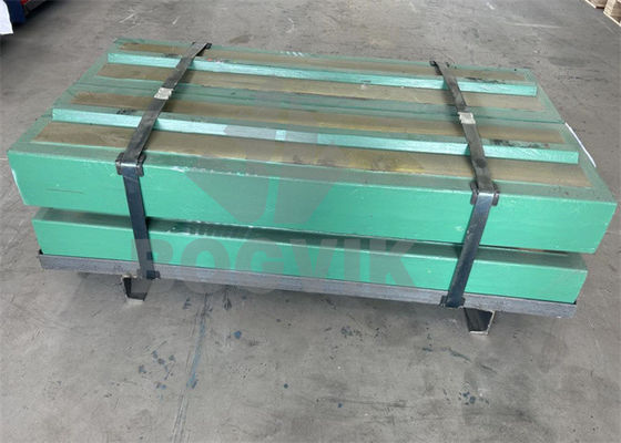 Barras de soplado de acero martensítico del triturador de impacto para el trituración de hormigón