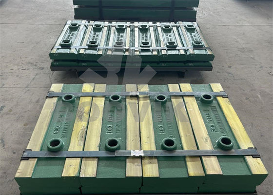 Trituradora de impacto Trituración de hormigón para utilizar placa de impacto de acero martensítico