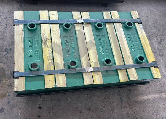 Trituradora de impacto Trituración de hormigón para utilizar placa de impacto de acero martensítico