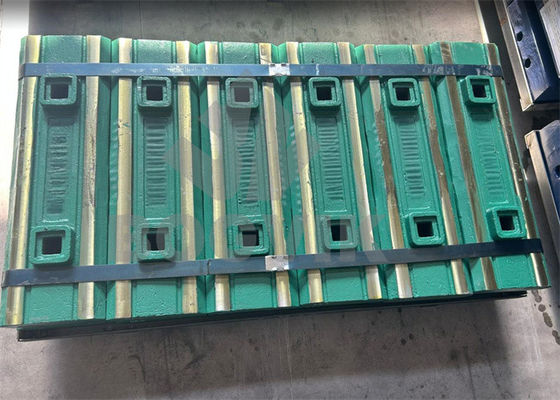 Trituradora de impacto Trituración de hormigón para utilizar placa de impacto de acero martensítico