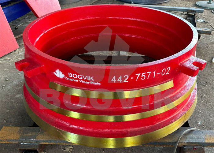 Producción profesional de piezas de trituración H36 Concave Bowl Liner 442.7571-02 para trituradora de conos
