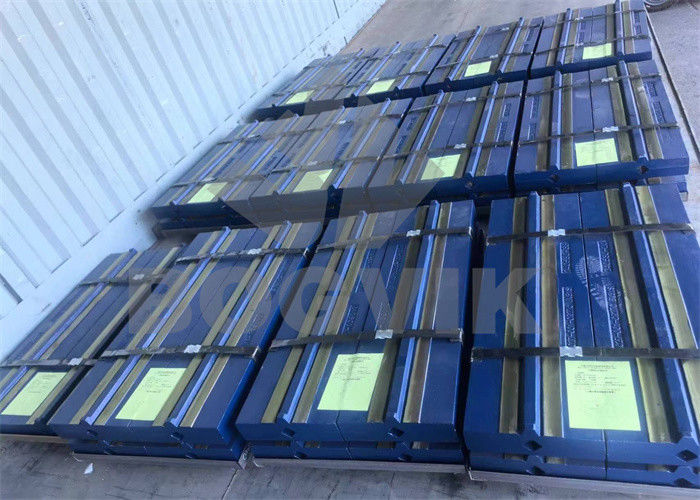 Acero martensítico con barra de soplado de inserción cerámica utilizado en el trituración de concreto, asfalto y piedra natural