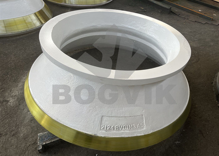 Cobre de acero cónico de alto manganeso piezas de desgaste HP200 HP300 GP200 GP300 manto y cóncavo