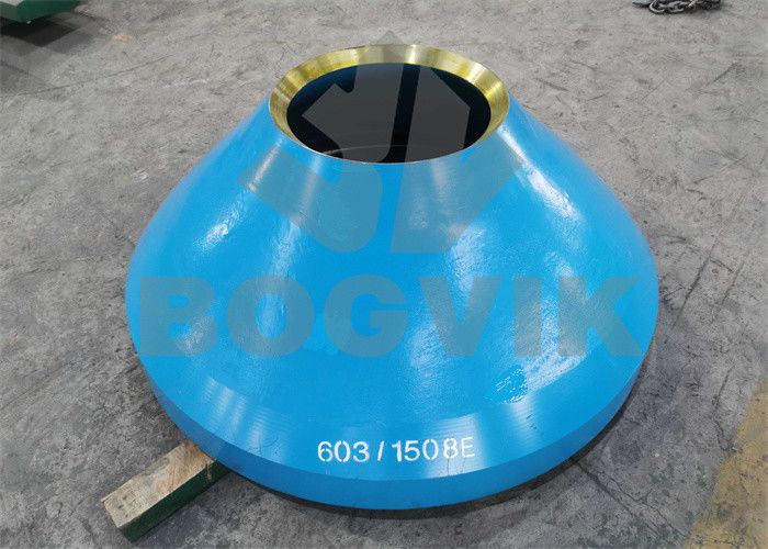 TC1000 TC1300 piezas de repuesto para trituradoras de conos Forro de cuenco y manto con número de parte 603/1508E 603/1416E 603/9052E