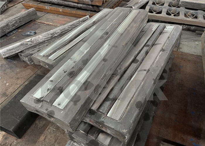 Acero martensítico con barra de soplado de inserción cerámica para el reciclado de escombros de construcción con contenido de hierro