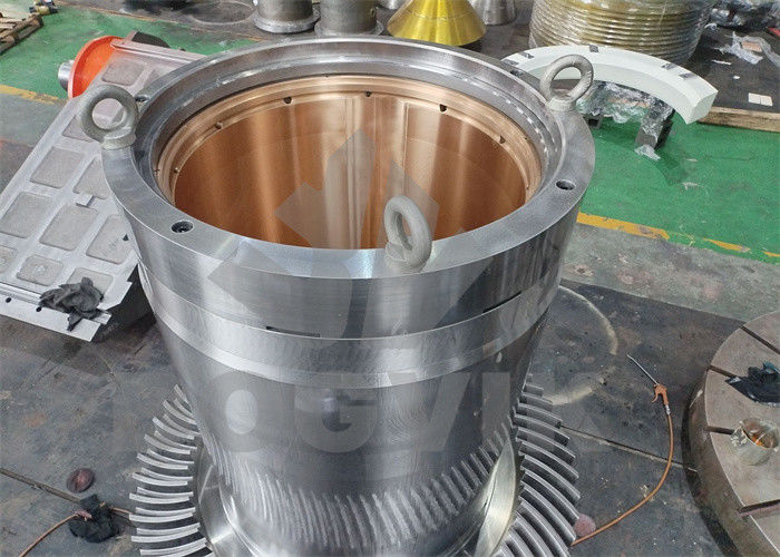 Componentes de la trituradora giratoria SG6089 de alta precisión hacen que la máquina funcione sin problemas y de manera eficiente