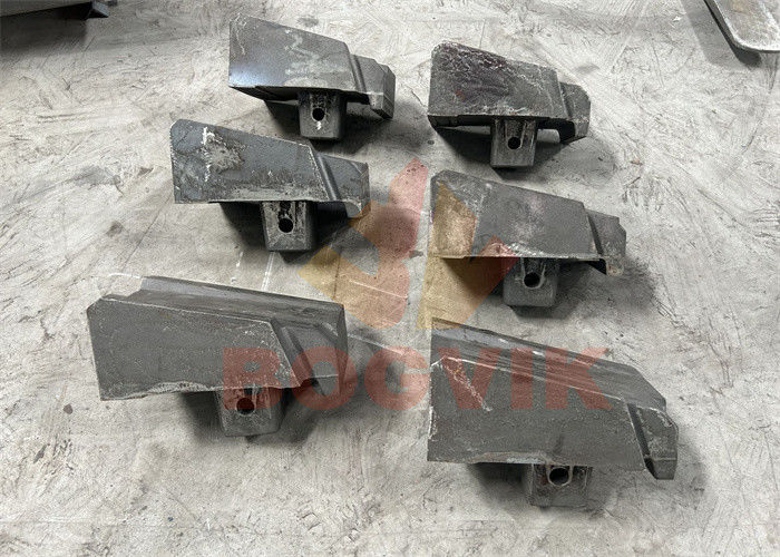 Fundición de aleaciones altas VSI Calzado para reciclaje, demolición, minería y procesamiento de materiales industriales